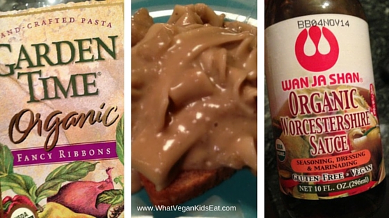 What VeganKids Eat Freezer Meals Noodle Stroganoff ingredients