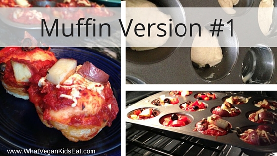 What Vegan Kids Eat - Pizza Muffins 3 ways!