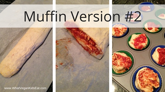 What Vegan Kids Eat - Pizza Muffins 3 ways!